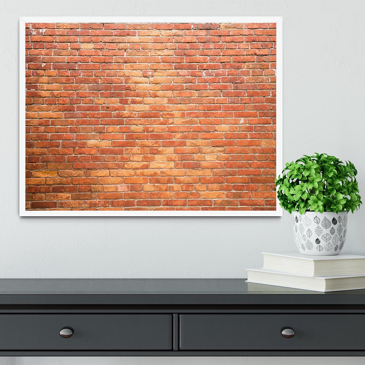 Bricks wall Framed Print - Canvas Art Rocks -6