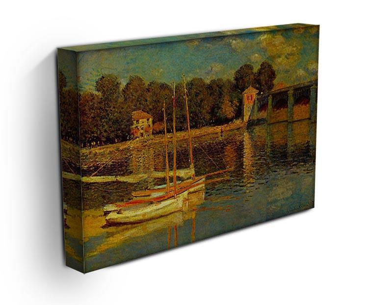 Bridge at Argenteuil by Monet Canvas Print & Poster - Canvas Art Rocks - 3
