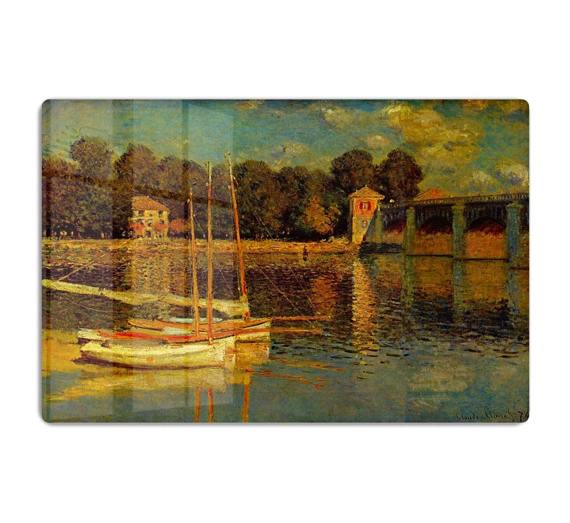 Bridge at Argenteuil by Monet HD Metal Print