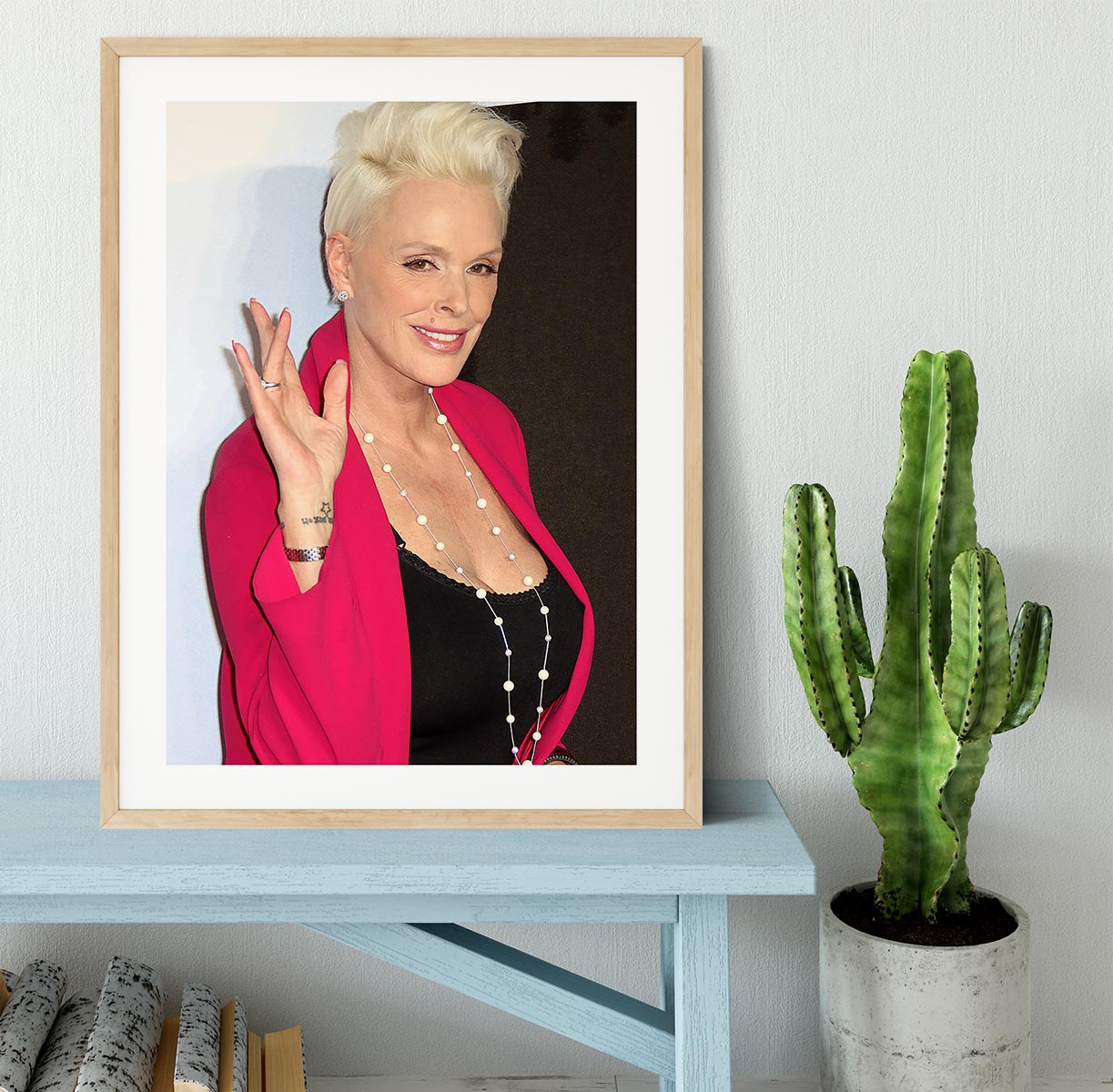 Brigitte Nielsen Framed Print - Canvas Art Rocks - 3