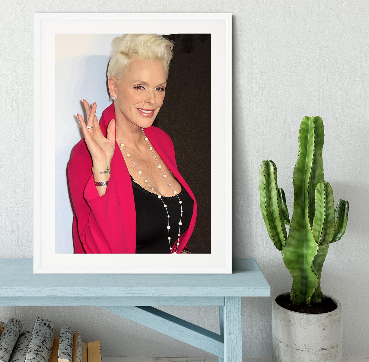 Brigitte Nielsen Framed Print - Canvas Art Rocks - 5