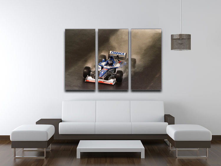 British Grand Prix at Silverstone 1997 3 Split Panel Canvas Print - Canvas Art Rocks - 3