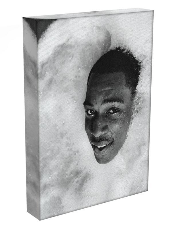 British boxer Frank Bruno in the Jacuzzi Canvas Print or Poster - Canvas Art Rocks - 3