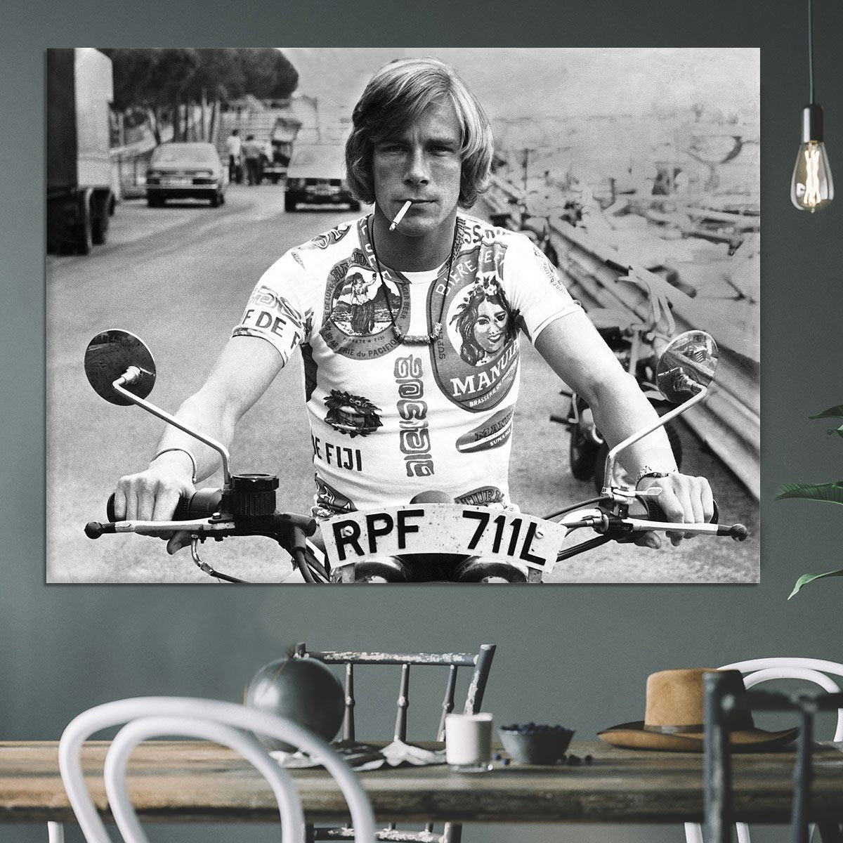 British racing driver James Hunt Canvas Print or Poster