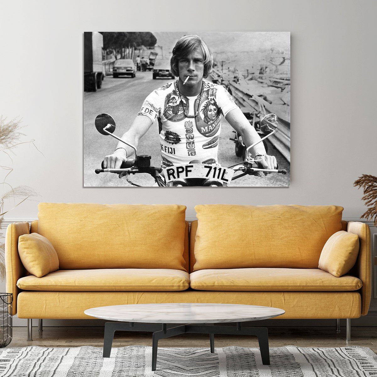 British racing driver James Hunt Canvas Print or Poster