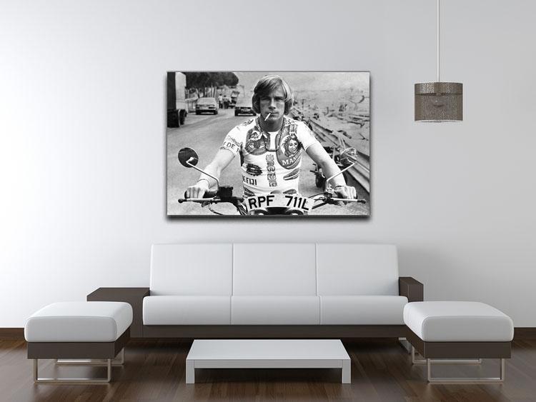 British racing driver James Hunt Canvas Print or Poster - Canvas Art Rocks - 4