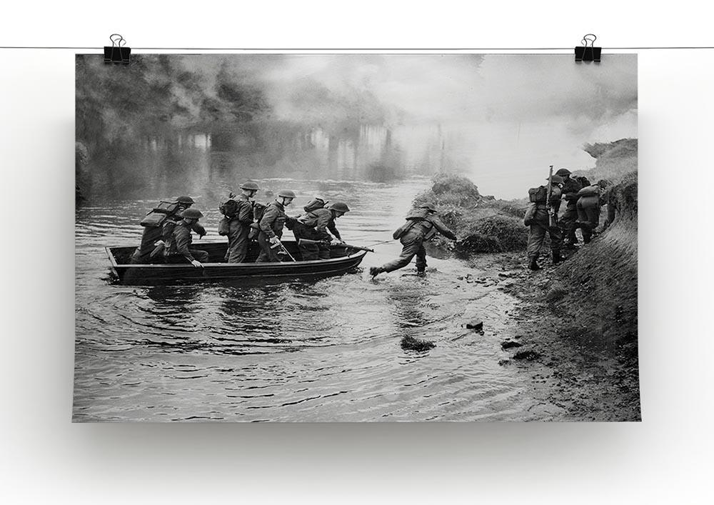 British troops training Canvas Print or Poster - Canvas Art Rocks - 2