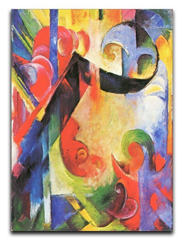 Broken Forms by Franz Marc Canvas Print or Poster  - Canvas Art Rocks - 1