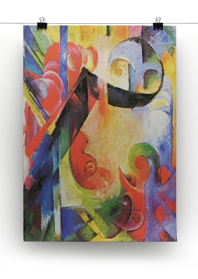 Broken Forms by Franz Marc Canvas Print or Poster - Canvas Art Rocks - 2