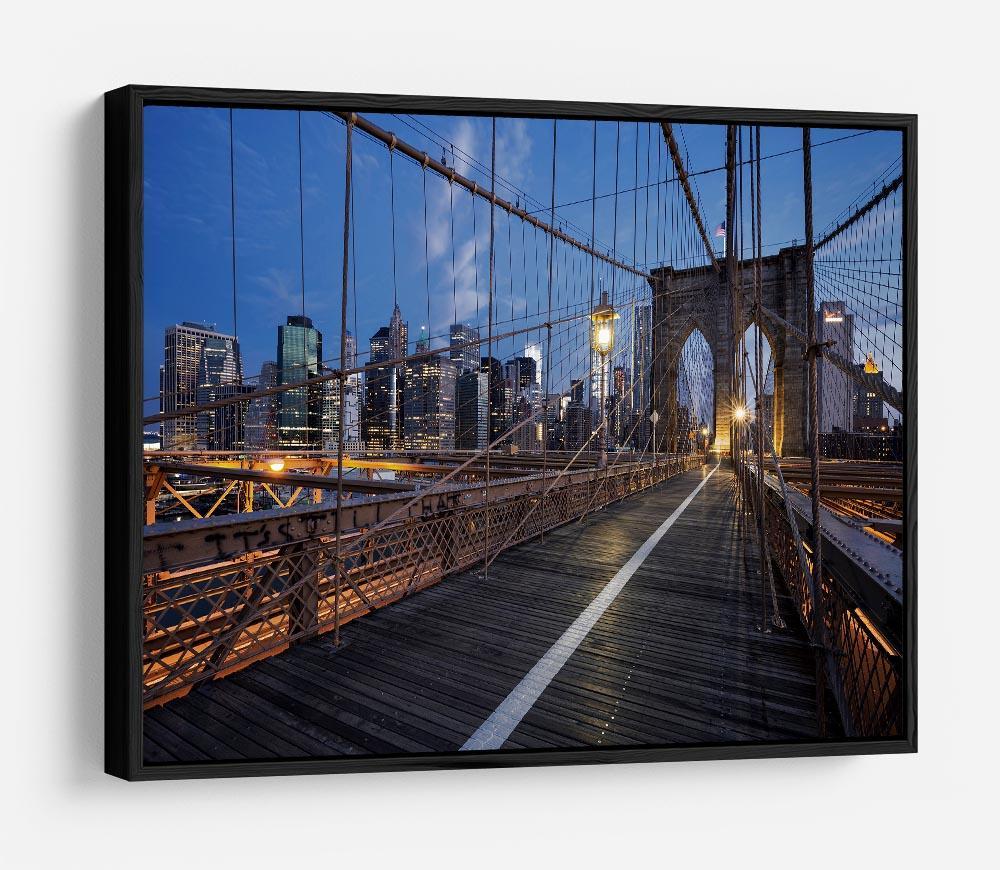 Brooklyn Bridge at sunrise HD Metal Print