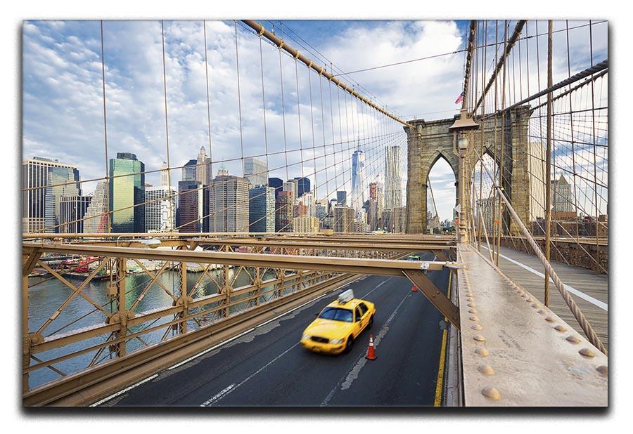 Brooklyn Bridge in New York City Canvas Print or Poster  - Canvas Art Rocks - 1