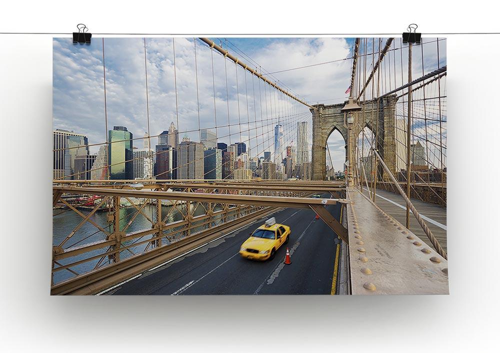 Brooklyn Bridge in New York City Canvas Print or Poster - Canvas Art Rocks - 2