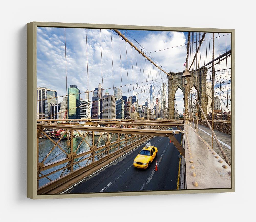 Brooklyn Bridge in New York City HD Metal Print