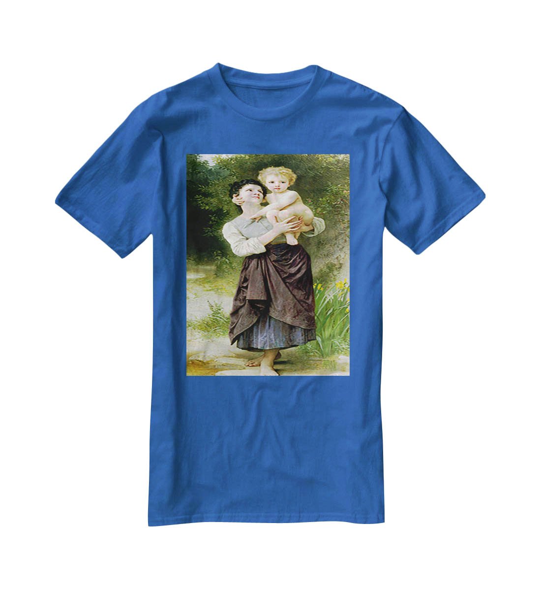 Brother And Sister By Bouguereau T-Shirt - Canvas Art Rocks - 2