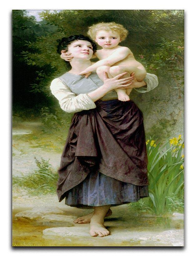 Brother And Sister By Bouguereau Canvas Print or Poster  - Canvas Art Rocks - 1