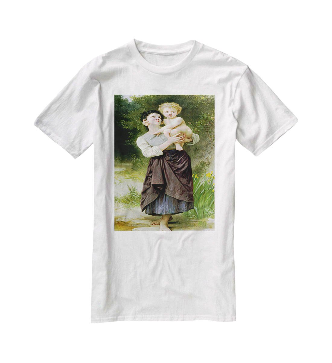 Brother And Sister By Bouguereau T-Shirt - Canvas Art Rocks - 5