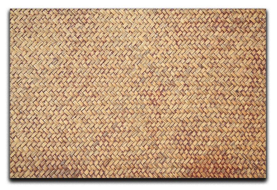Brown rattan weave Canvas Print or Poster  - Canvas Art Rocks - 1