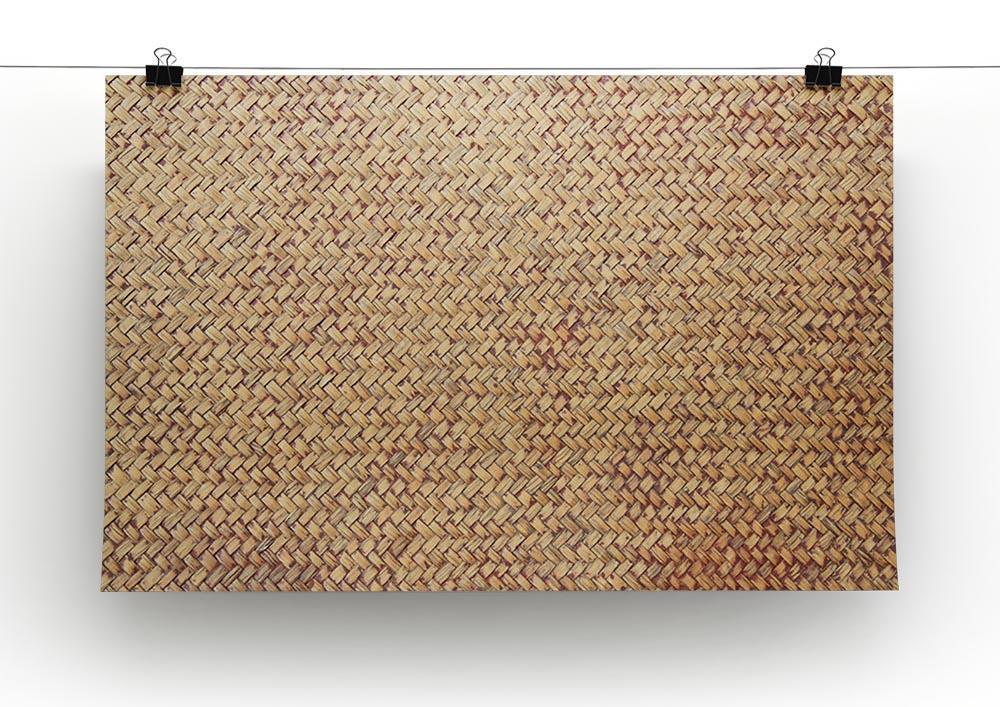 Brown rattan weave Canvas Print or Poster - Canvas Art Rocks - 2