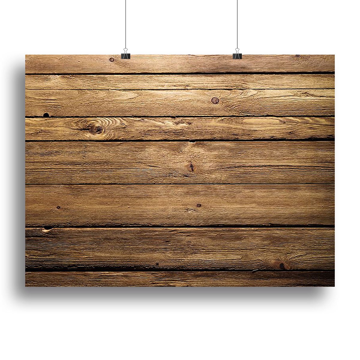 Brown wood texture Canvas Print or Poster