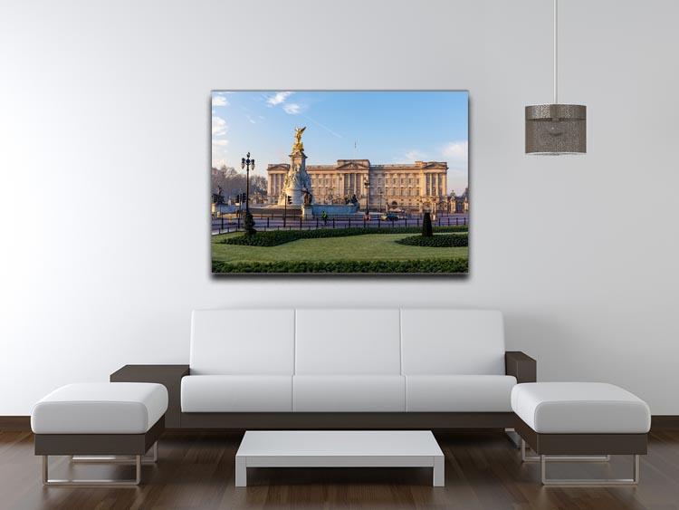 Buckingham palace in early winter morning Canvas Print or Poster - Canvas Art Rocks - 4