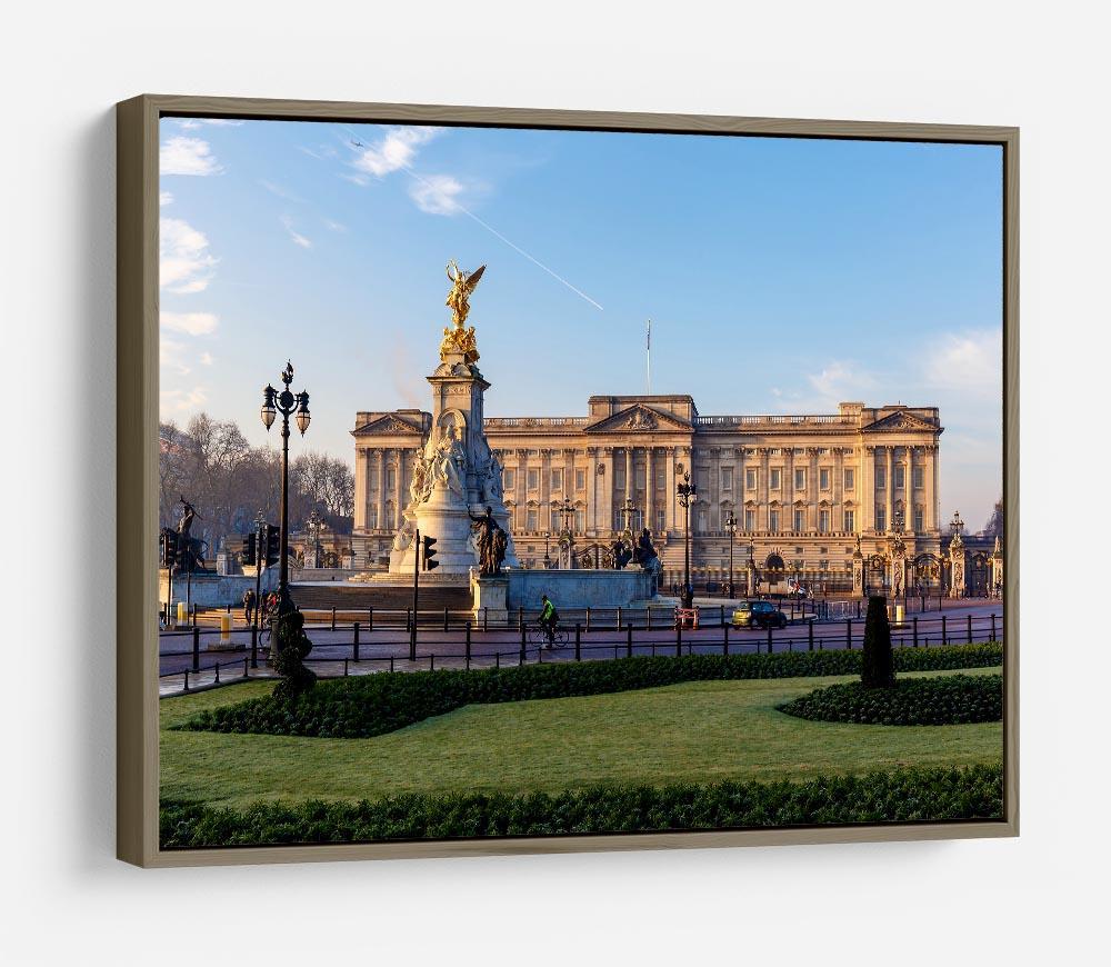 Buckingham palace in early winter morning HD Metal Print