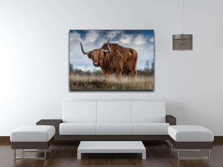 Bull Print - Canvas Art Rocks - 4