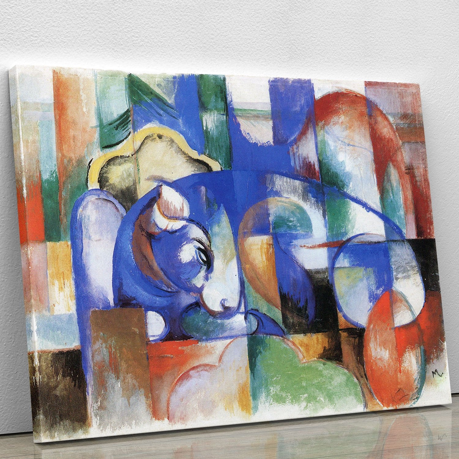 Bull by Franz Marc Canvas Print or Poster