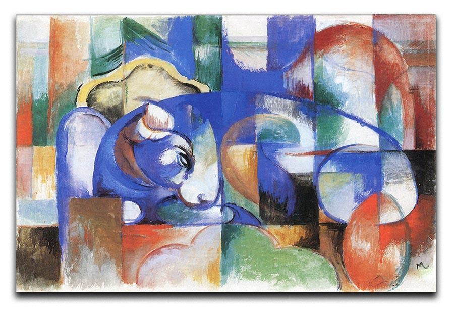 Bull by Franz Marc Canvas Print or Poster  - Canvas Art Rocks - 1