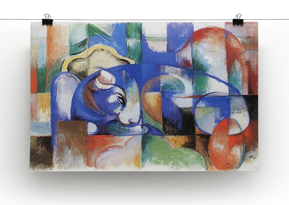 Bull by Franz Marc Canvas Print or Poster - Canvas Art Rocks - 2