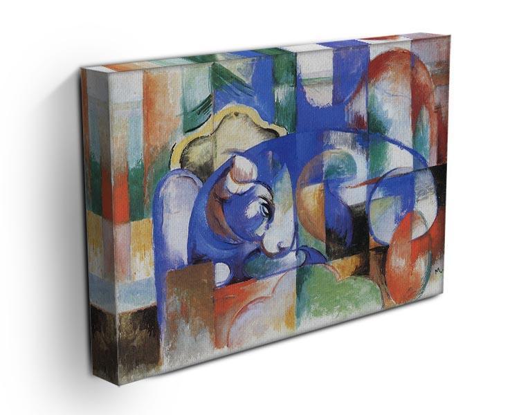 Bull by Franz Marc Canvas Print or Poster - Canvas Art Rocks - 3
