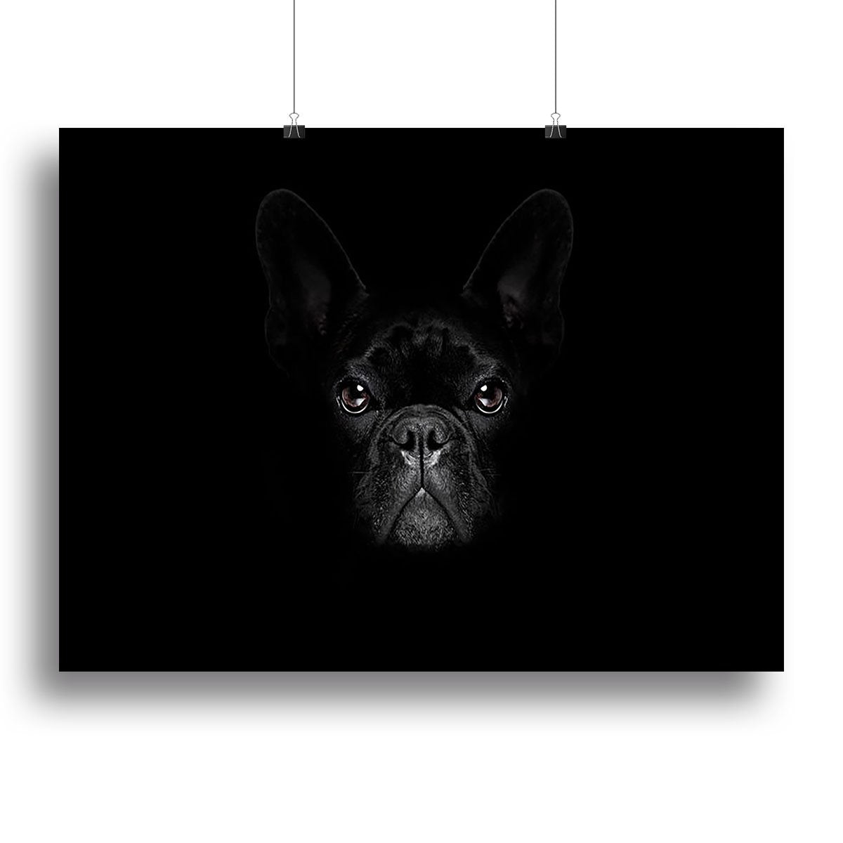 Bulldog dog Canvas Print or Poster
