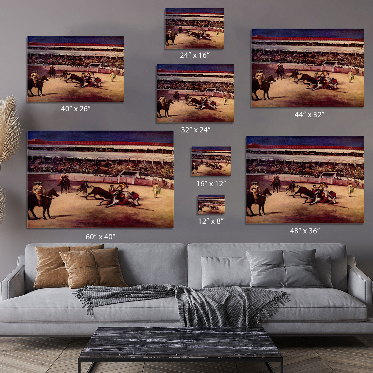 Bullfight by Manet Canvas Print or Poster - Canvas Art Rocks - 7