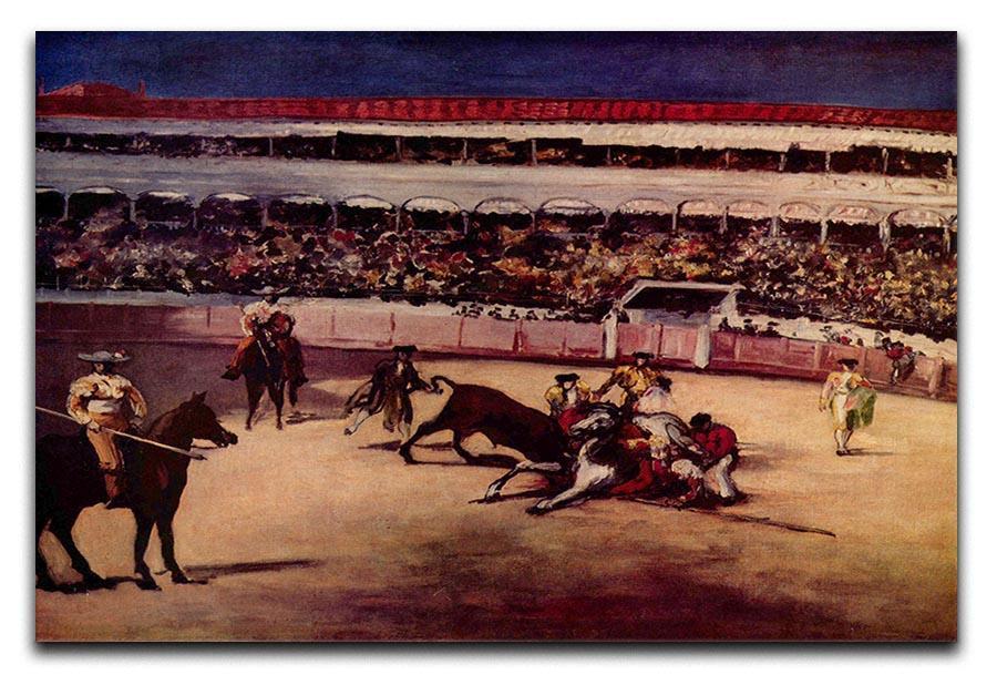 Bullfight by Manet Canvas Print or Poster  - Canvas Art Rocks - 1
