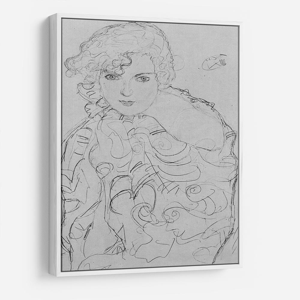 Bust of a woman by Klimt HD Metal Print