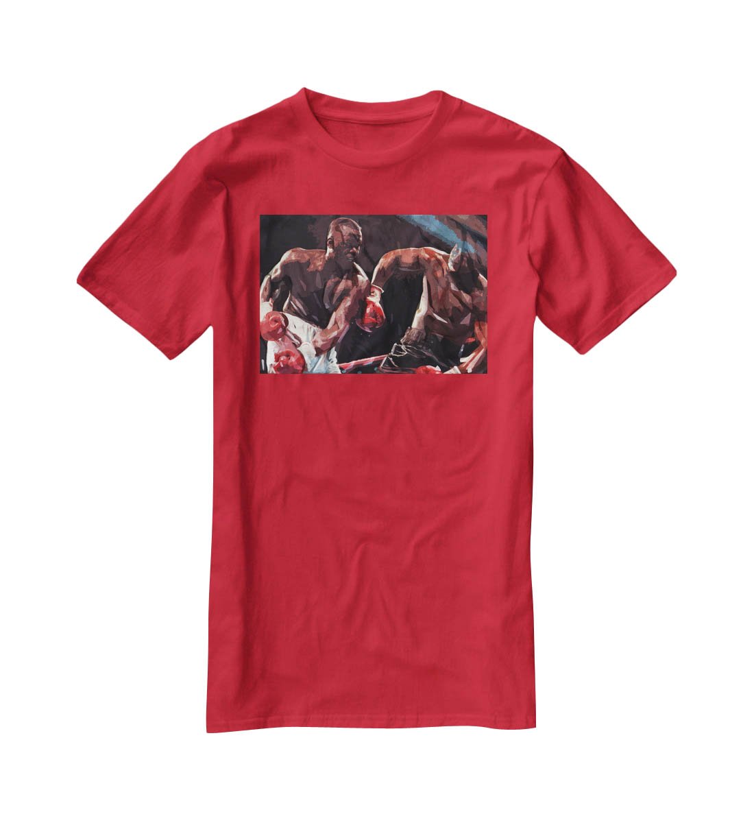 Buster Douglas v Mike Tyson T-Shirt - Canvas Art Rocks - 4
