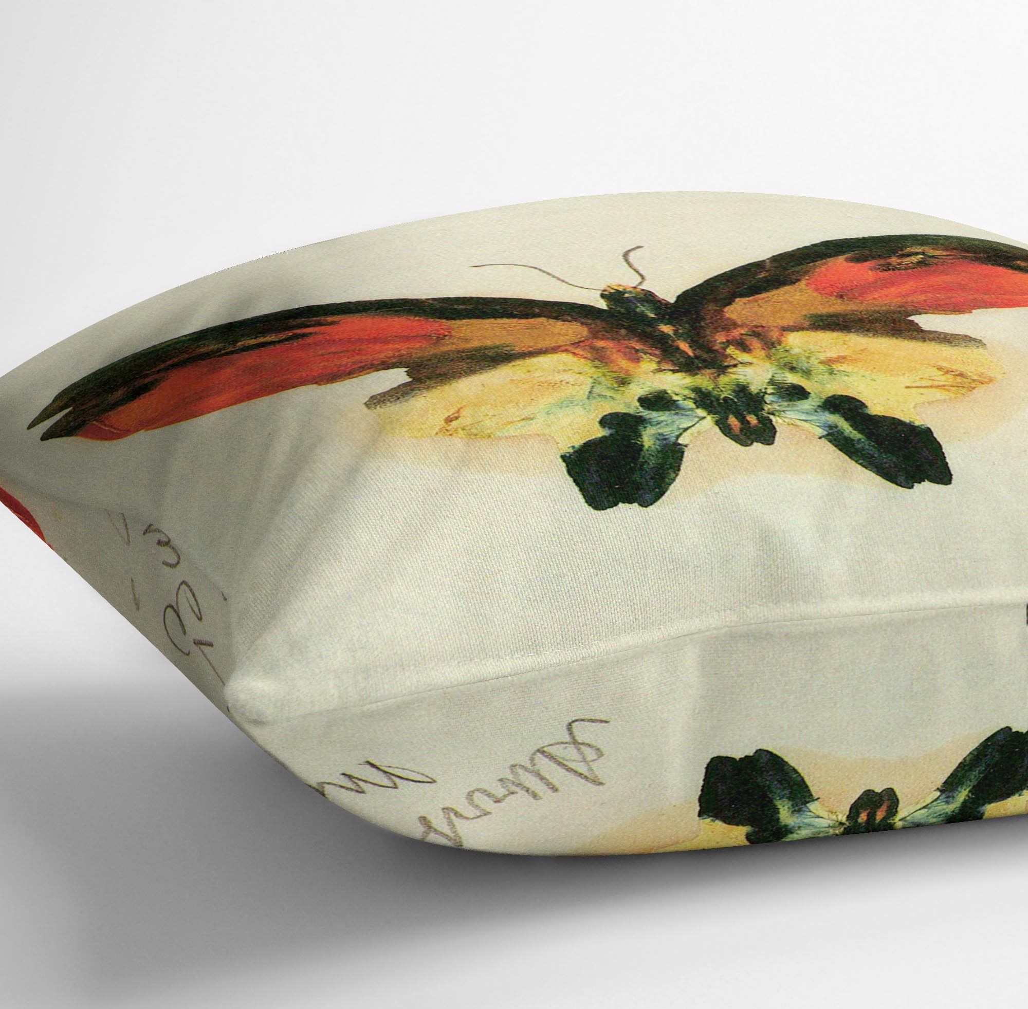 Butterfly 2 by Bierstadt Cushion - Canvas Art Rocks - 3