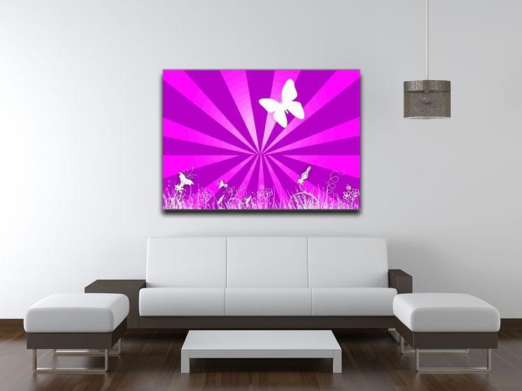 Butterfly Abstract Canvas Print or Poster - Canvas Art Rocks - 4