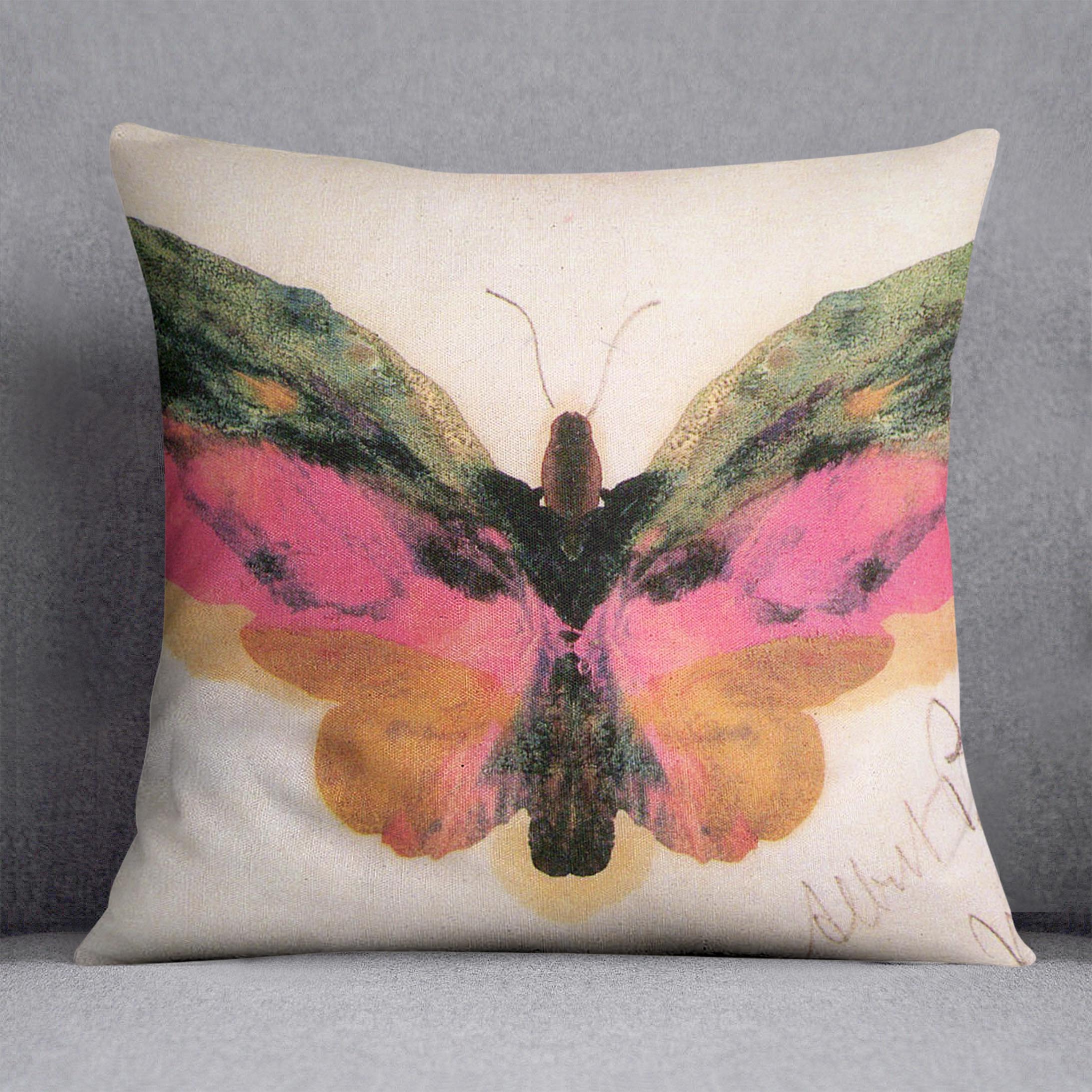 Butterfly by Bierstadt Cushion - Canvas Art Rocks - 1