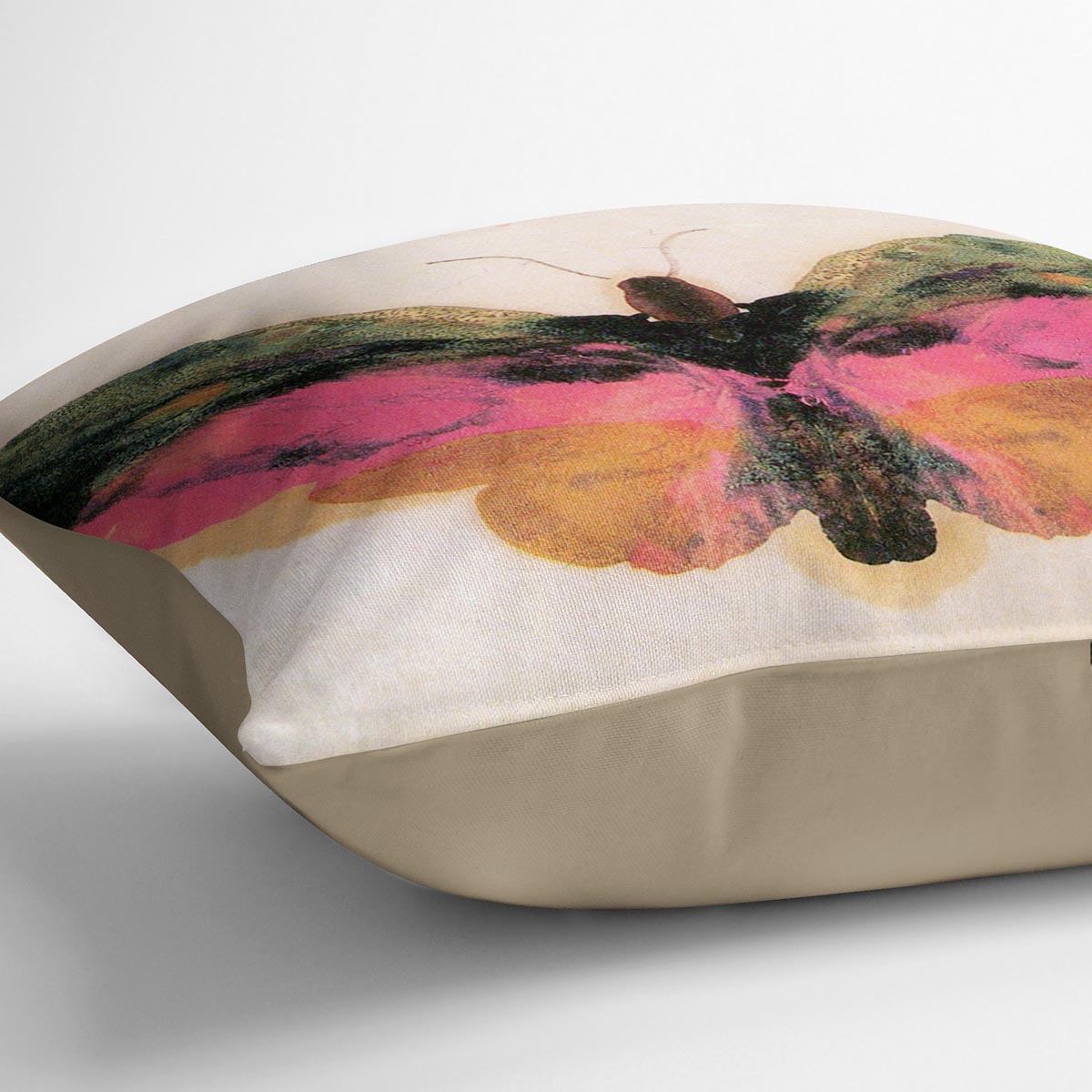 Butterfly by Bierstadt Cushion - Canvas Art Rocks - 2