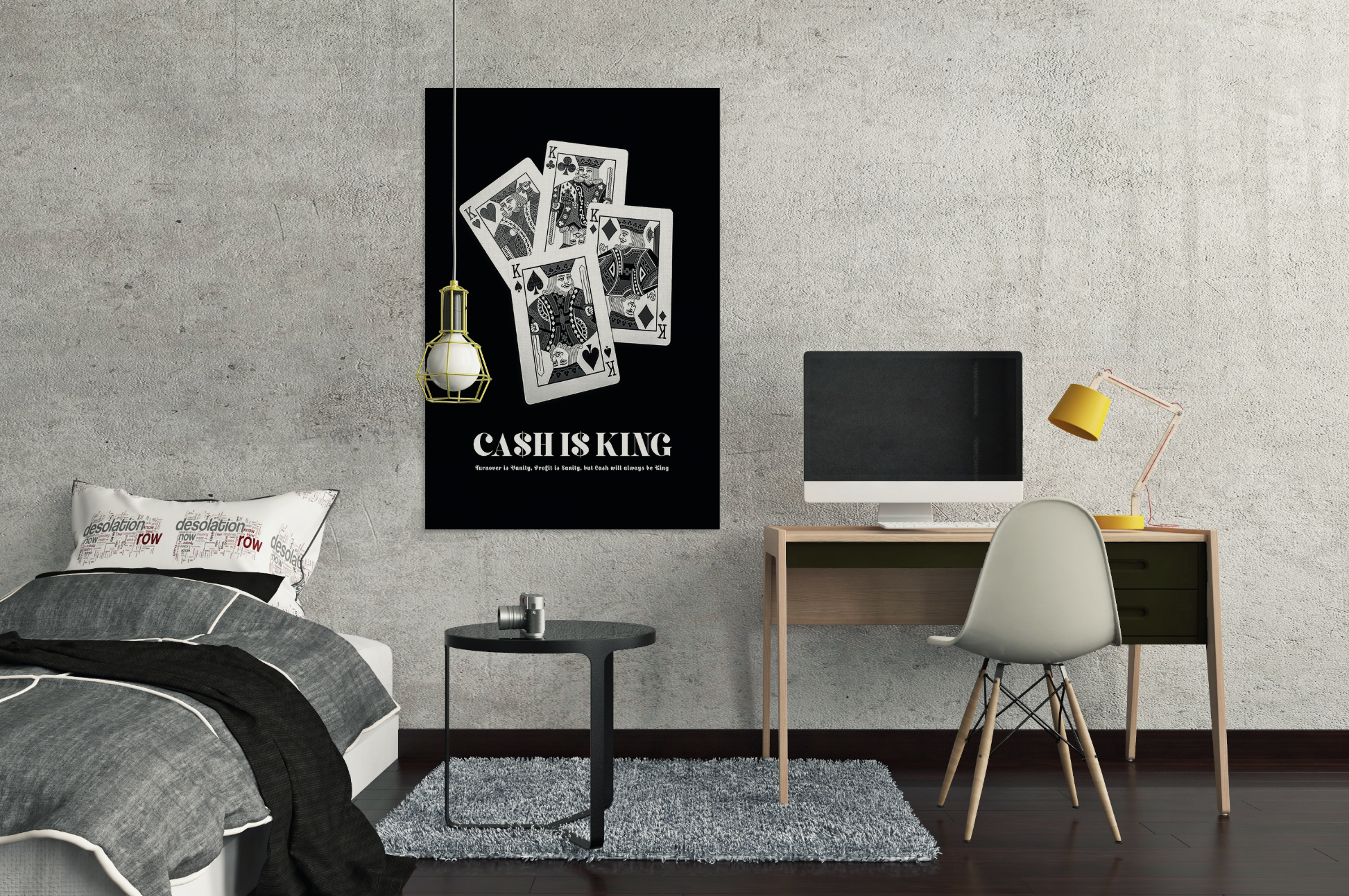 Cash is King Canvas