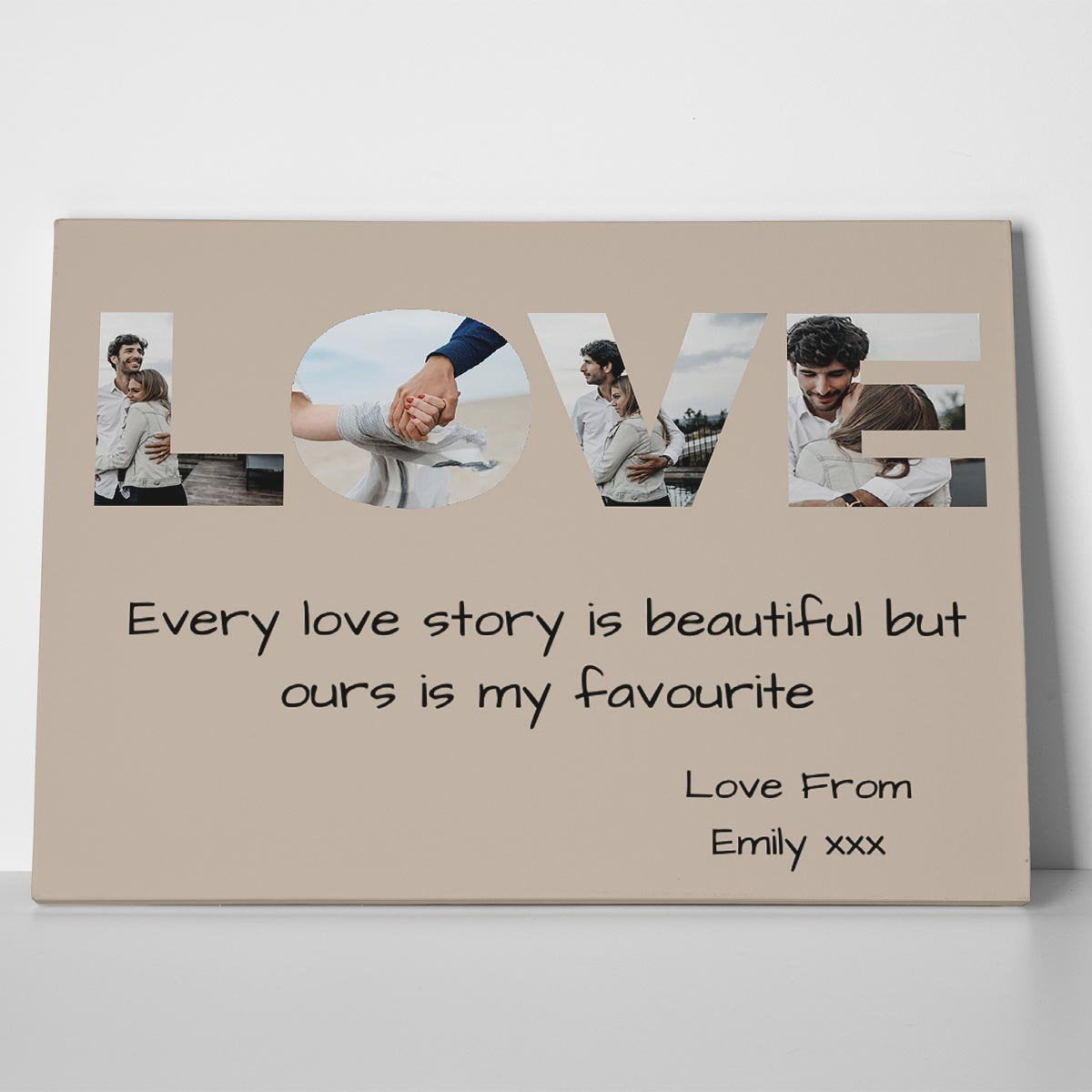 Love Photo Canvas Print