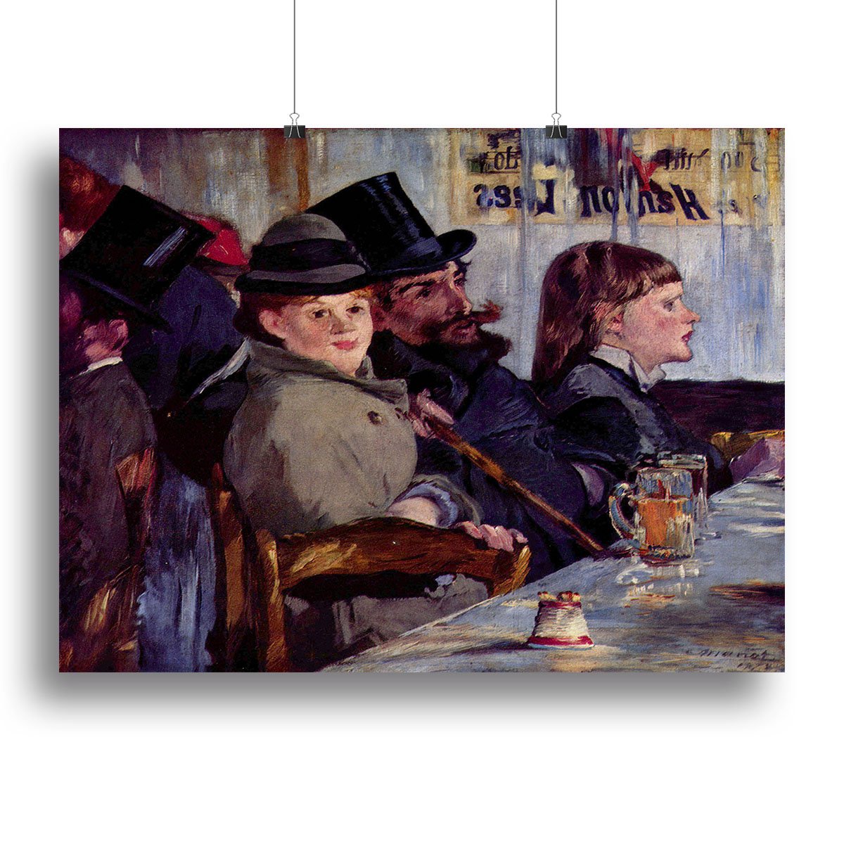 Cabaret in Reichshoffen by Manet Canvas Print or Poster