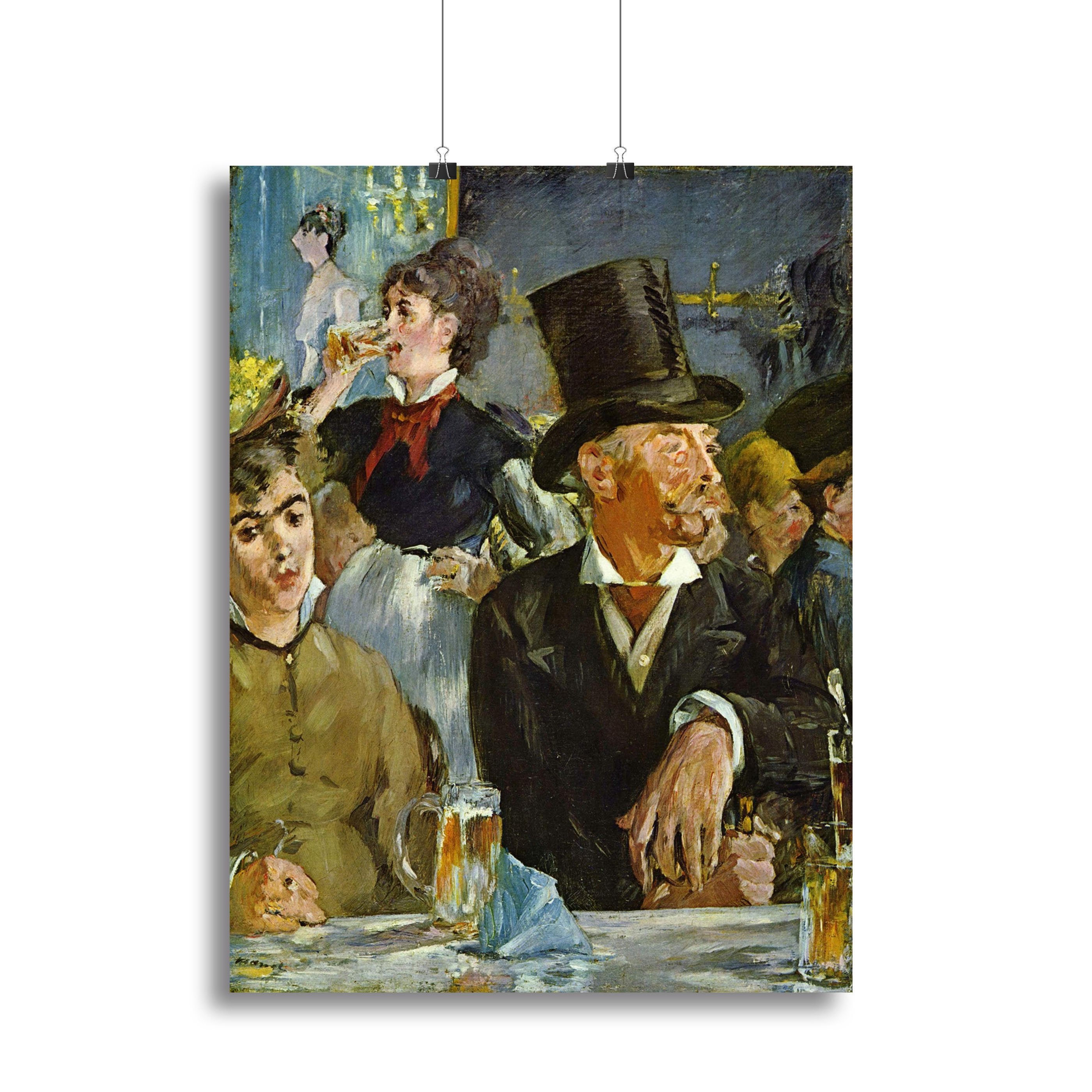 Cafe Concert by Manet Canvas Print or Poster