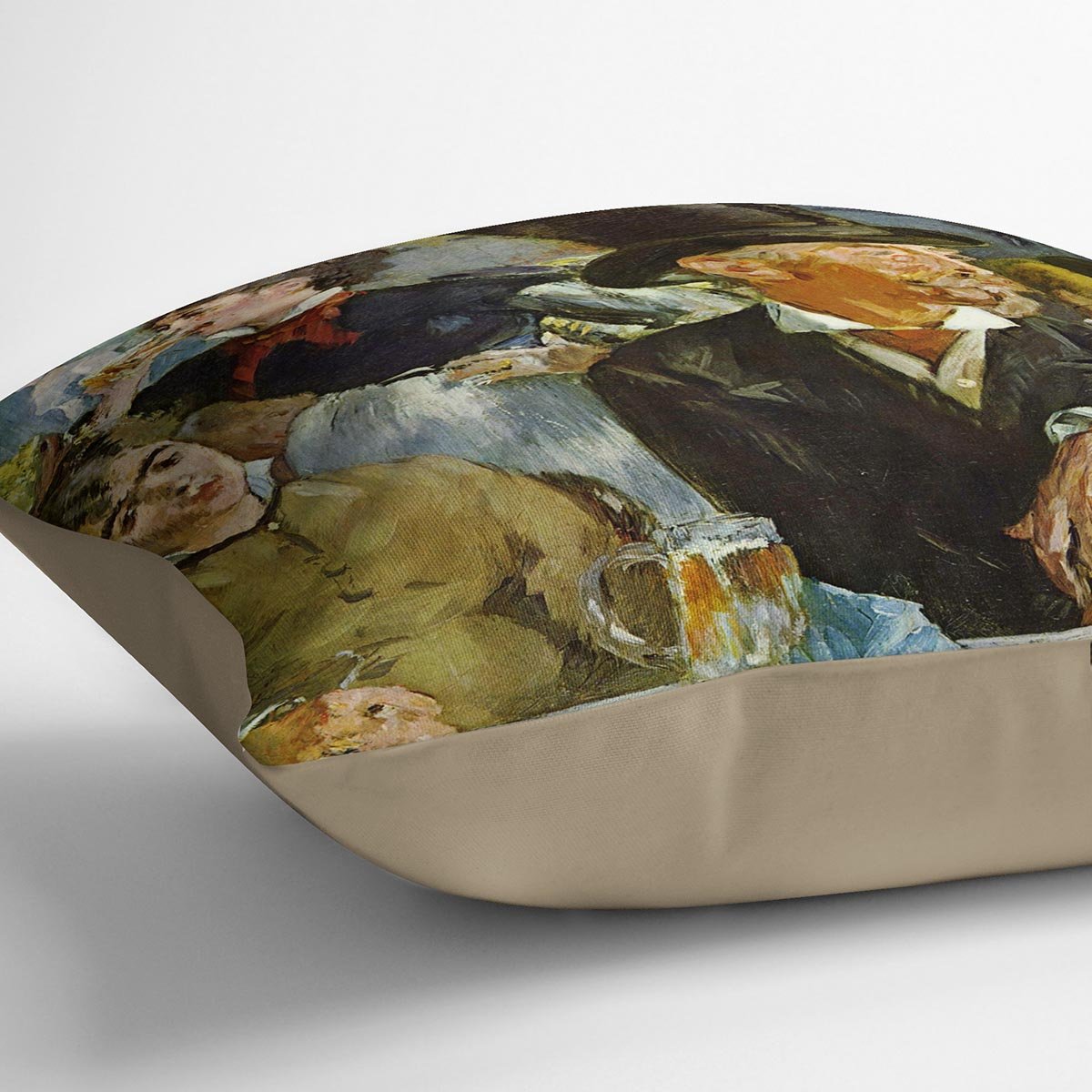 Cafe Concert by Manet Throw Pillow