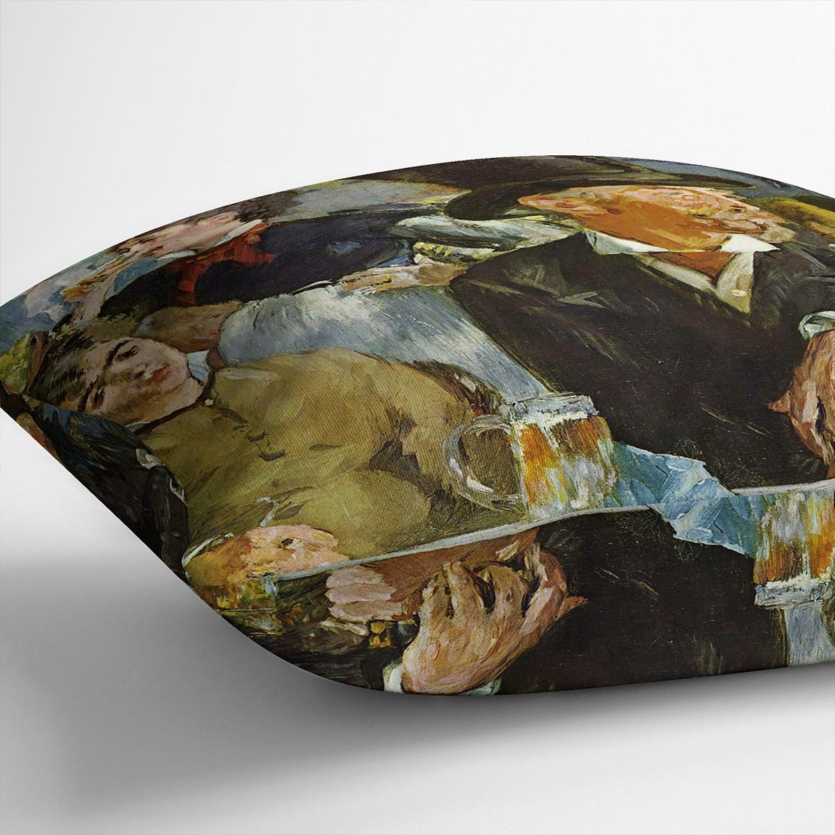 Cafe Concert by Manet Throw Pillow