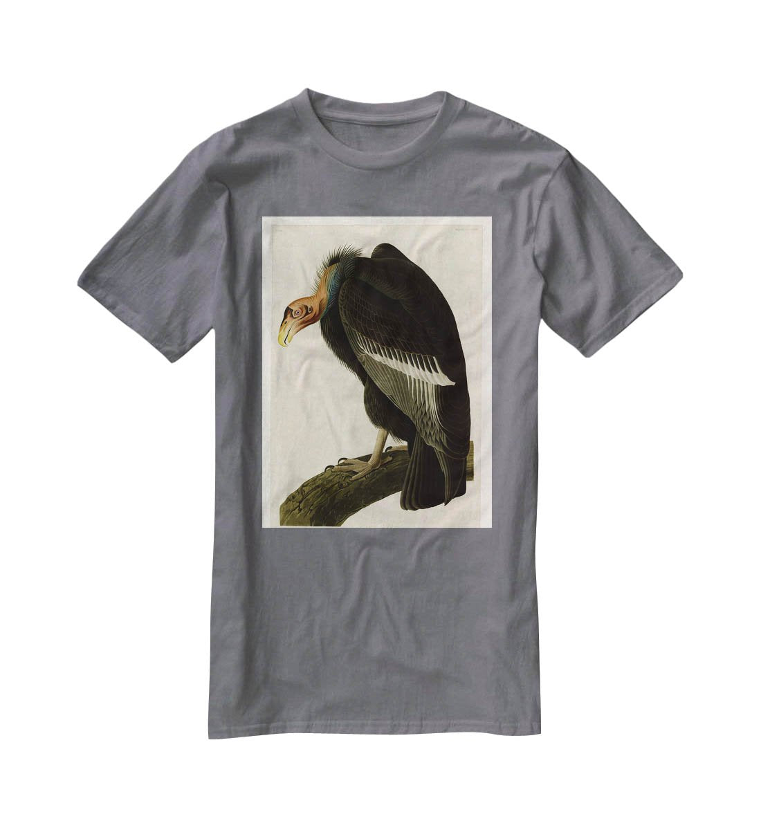 Californian Vulture by Audubon T-Shirt - Canvas Art Rocks - 3