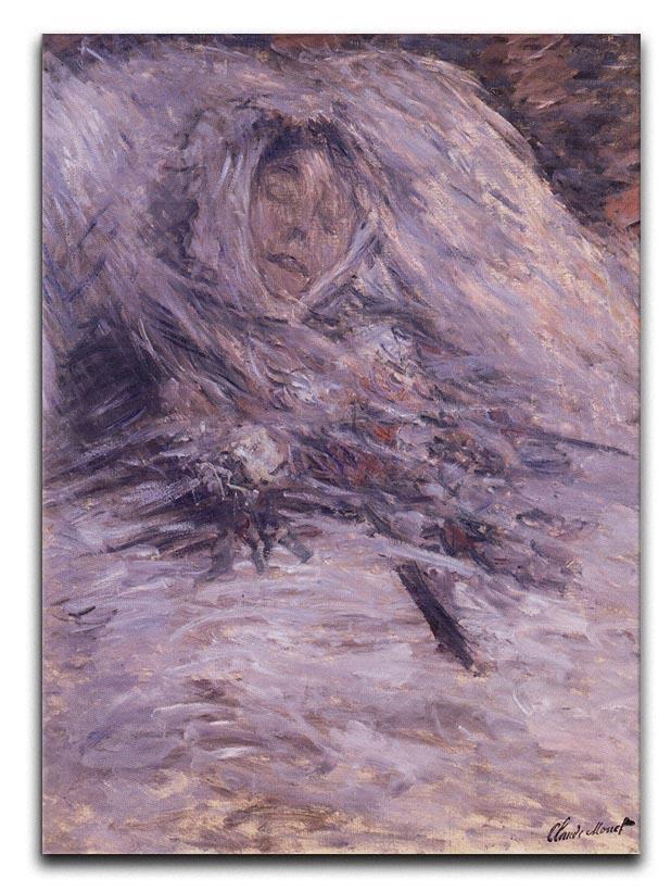 Camille Monet sur son lit de mort by Monet Canvas Print & Poster  - Canvas Art Rocks - 1