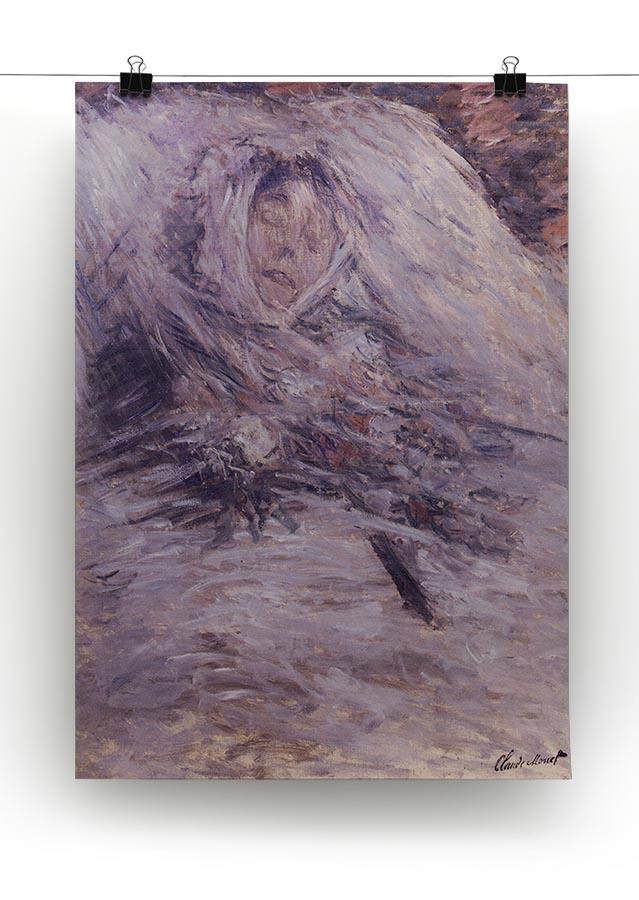 Camille Monet sur son lit de mort by Monet Canvas Print & Poster - Canvas Art Rocks - 2