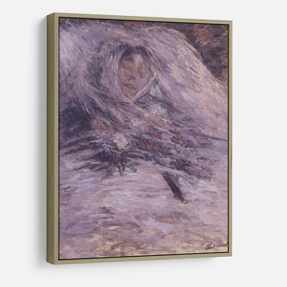 Camille Monet sur son lit de mort by Monet HD Metal Print