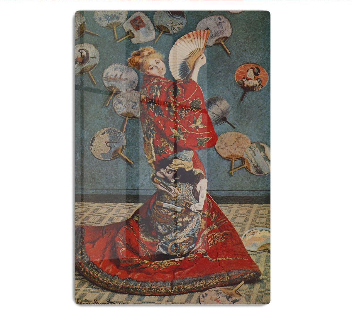 Camille in Japanese dress by Monet HD Metal Print